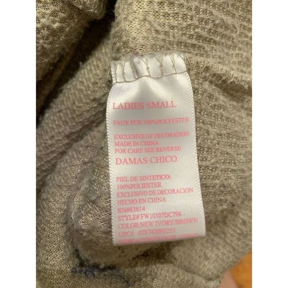 Cozy Sherpa Womens Fleece Jacket - Picture 7 of 7